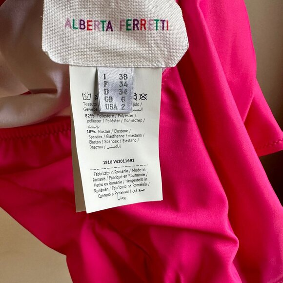 Alberta Ferretti Saturday Pink Bathing Suit - Picture 3 of 5